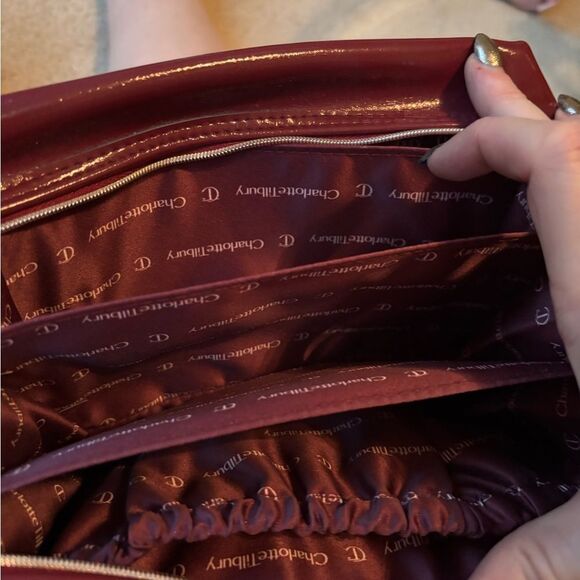 Charlotte Tilbury Red Cosmetic Bag - Picture 2 of 4